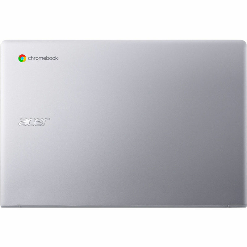 Top view of Acer Chromebook 314 lid showing Chrome and Acer branding