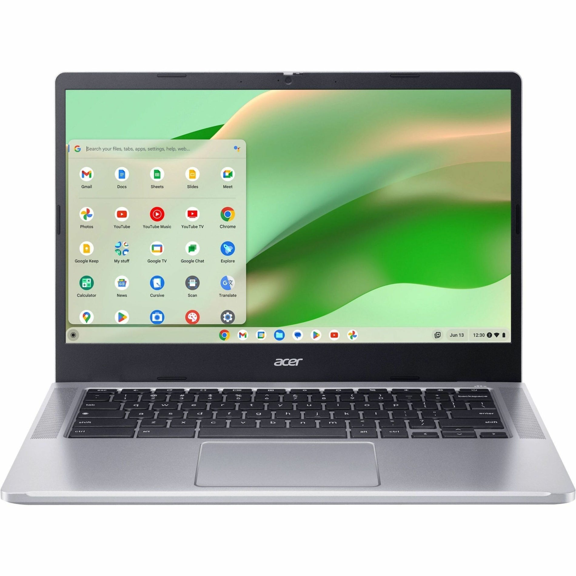 エイサー NX.KMUAA.001 Chromebook 314 CB314-4HT-312G 14インチ タッチ ChromeOS ラップトップ、オクタコア、8GB RAM、128GB SSD、シルバー