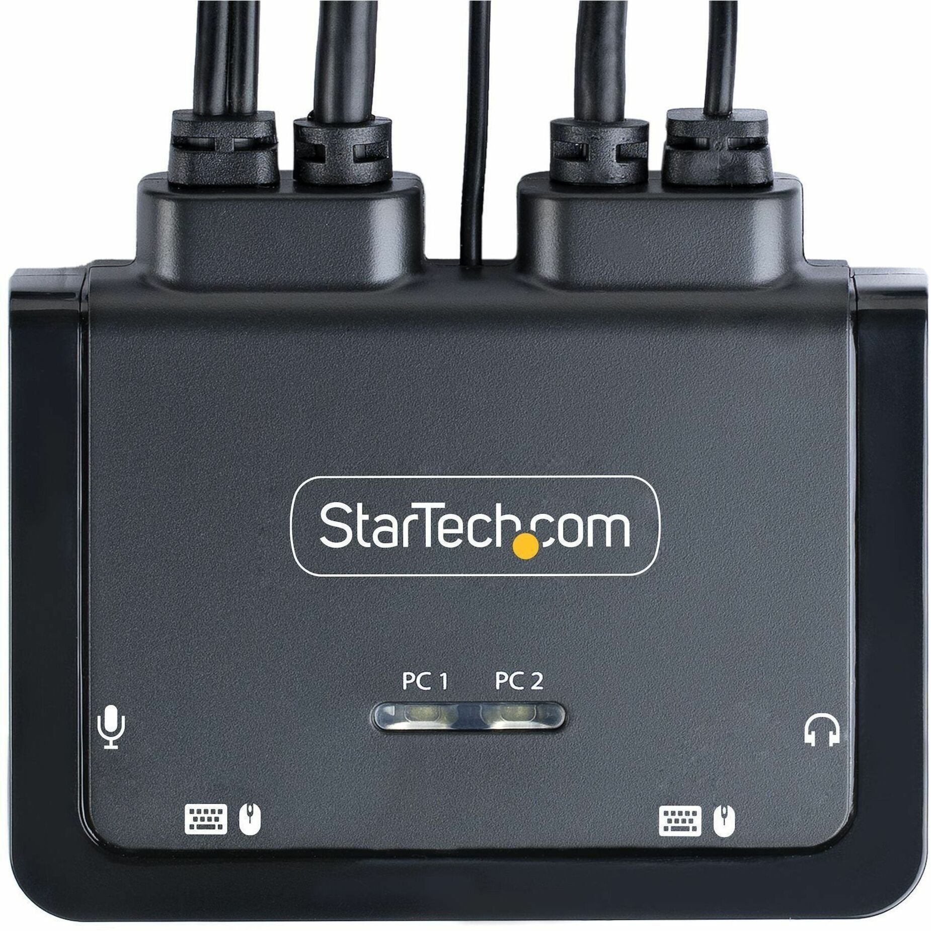 StarTech.com - 星科（StarTech.com） C2-D46-UAC-CBL-KVM KVM Switchbox 4K Video USB 2.0 DisplayPort 2 Computers Supported - C2-D46-UAC-CBL-KVM KVM切换器盒，4K视频，USB 2.0，DisplayPort，支持2台计算机
