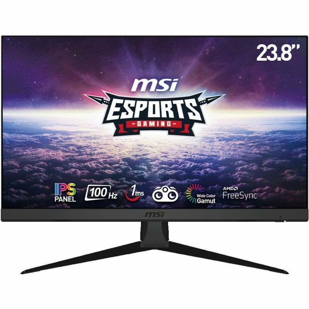 MSI G2412V Optix Gaming LCD Monitor, 23.8" Full HD, 100 Hz, IPS, FreeSync