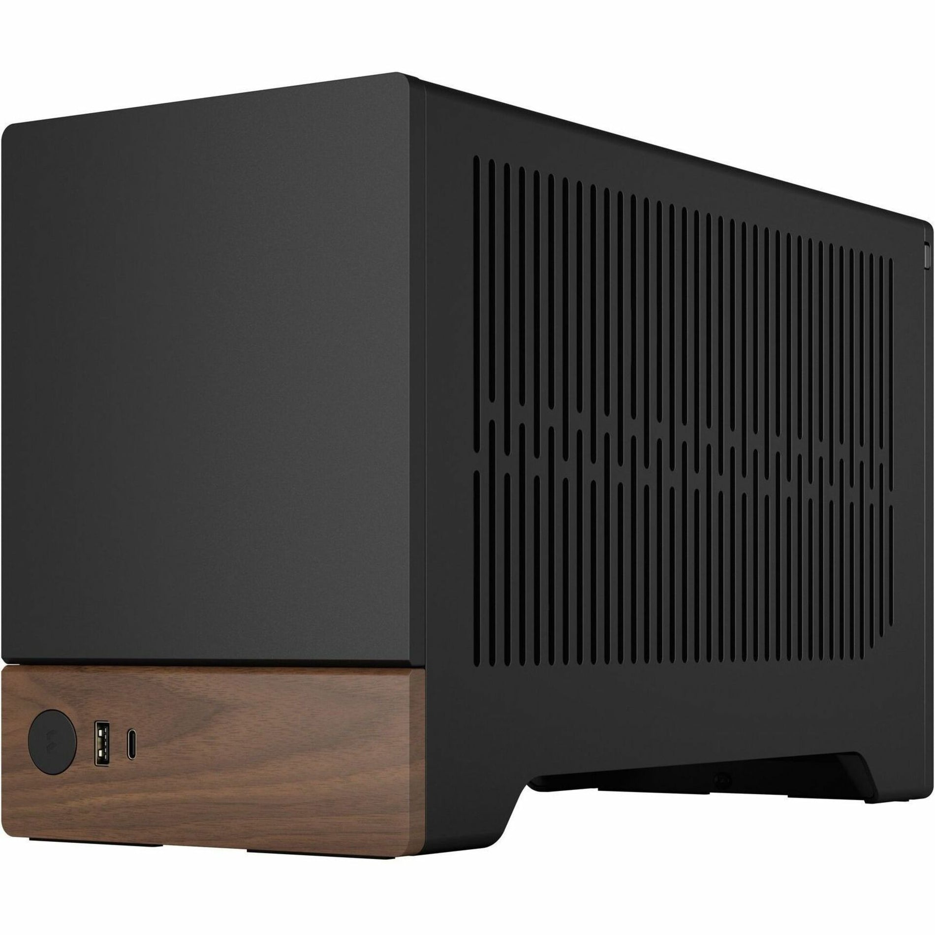 Fractal Design FD-C-TER1N-01 Terra Kasus Komputer Gaming Faktor Bentuk Kecil Grafit USB 3.0 & USB-C Aluminium Anodisasi