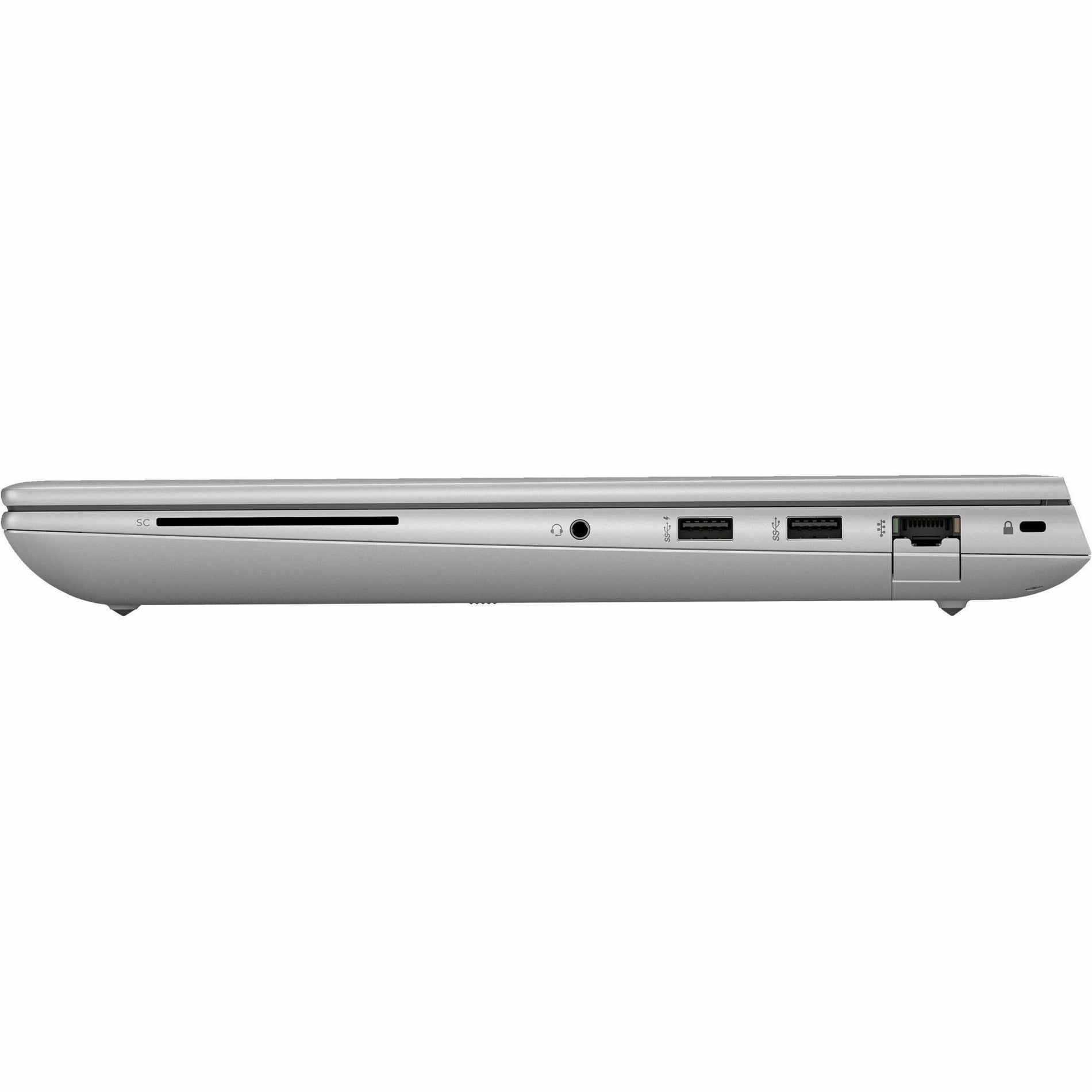 Right side view of HP ZBook Fury showing additional ports-alternate-image4