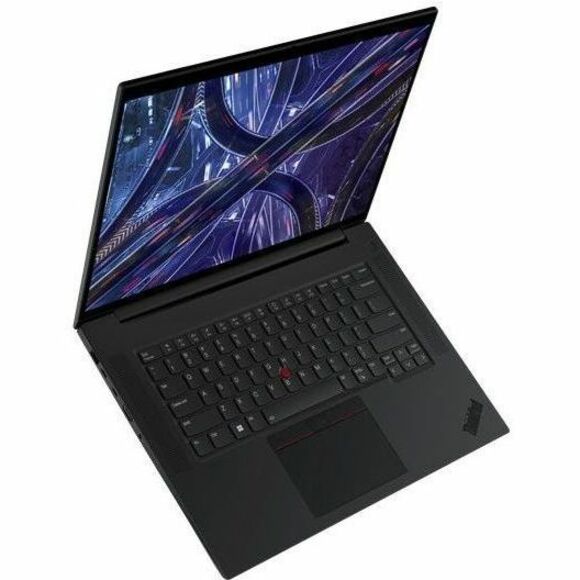 Angled view of ThinkPad P1 Gen 6 showing professional design