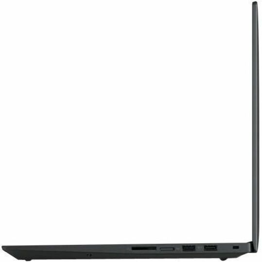 Right side view of ThinkPad P1 Gen 6 displaying ports and connections