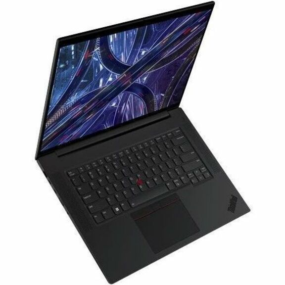 Angled view of ThinkPad P1 Gen 6 showing sleek design