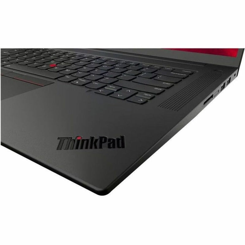 Close-up of ThinkPad P1 Gen 6 keyboard and TrackPoint