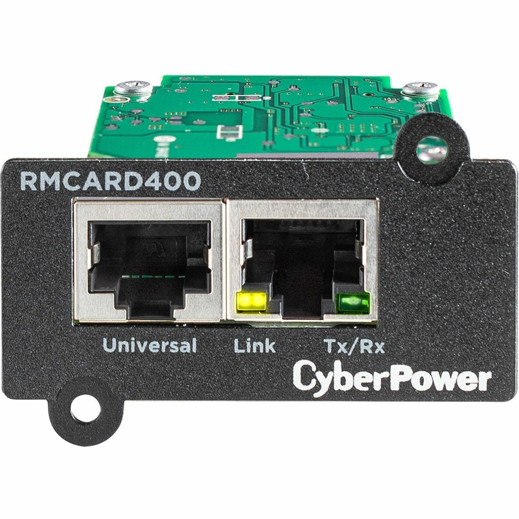 CyberPower RMCARD400 Adaptateur de gestion d'alimentation sans coupure Gestion à distance du réseau Ethernet Gigabit