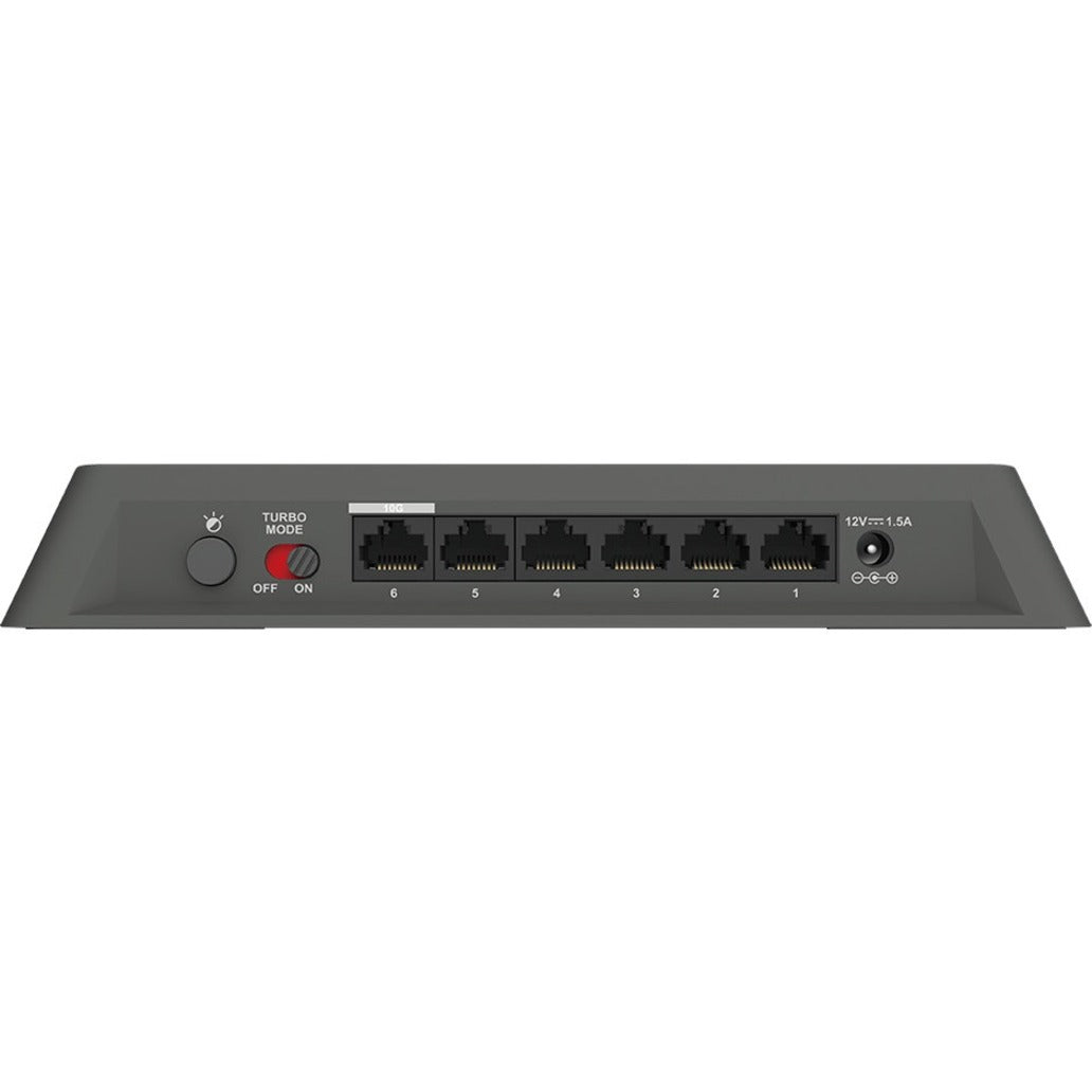 D-Link DMS-106XT 6-Port Multi-Gigabit Unmanaged Switch, 10GBase-T, 2.5GBase-T, Twisted Pair