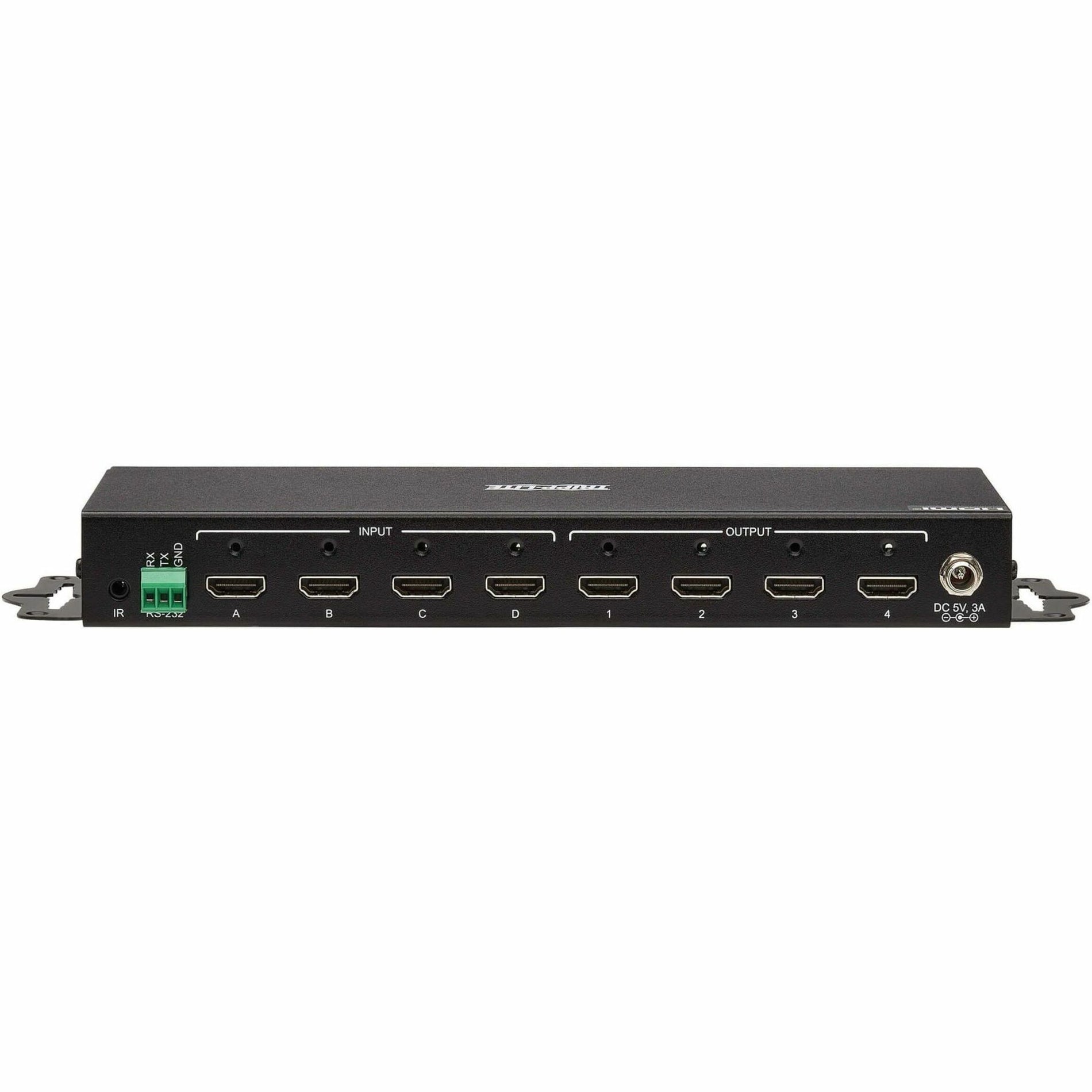 Tripp Lite B119-4X4-4K 4x4 HDMI Matrix Switch/Splitter 4K UHD 1080p 3 Year Warranty  Tripp Lite B119-4X4-4K 4x4 HDMI Matrice Switch/Splitter 4K UHD 1080p 3 Anno Garanzia