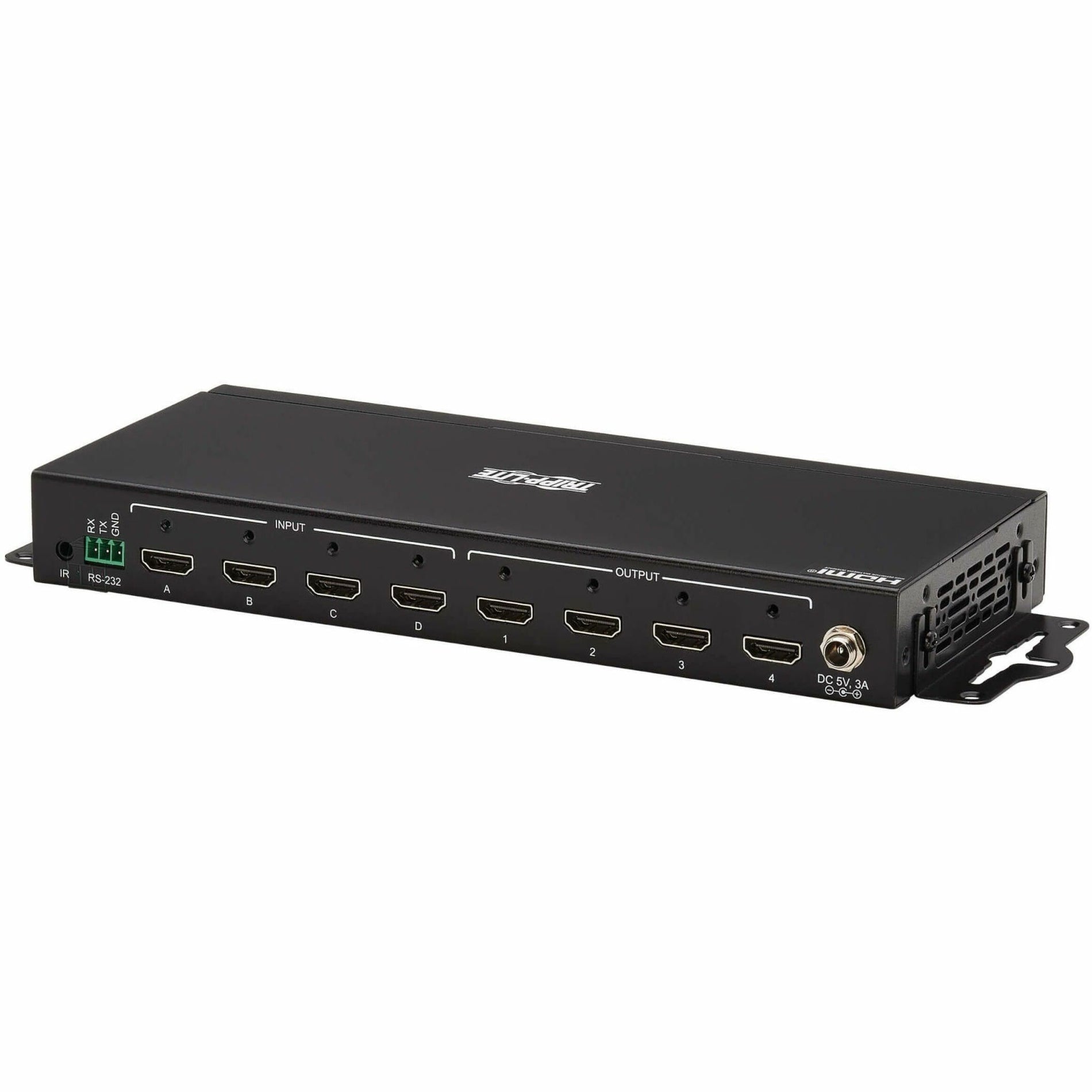 Tripp Lite B119-4X4-4K 4x4 HDMI Matrix Switch/Splitter 4K UHD 1080p 3 Year Warranty Tripp Lite B119-4X4-4K 4x4 HDMI Matrix Schakelaar/Splitter 4K UHD 1080p 3 Jaar Garantie