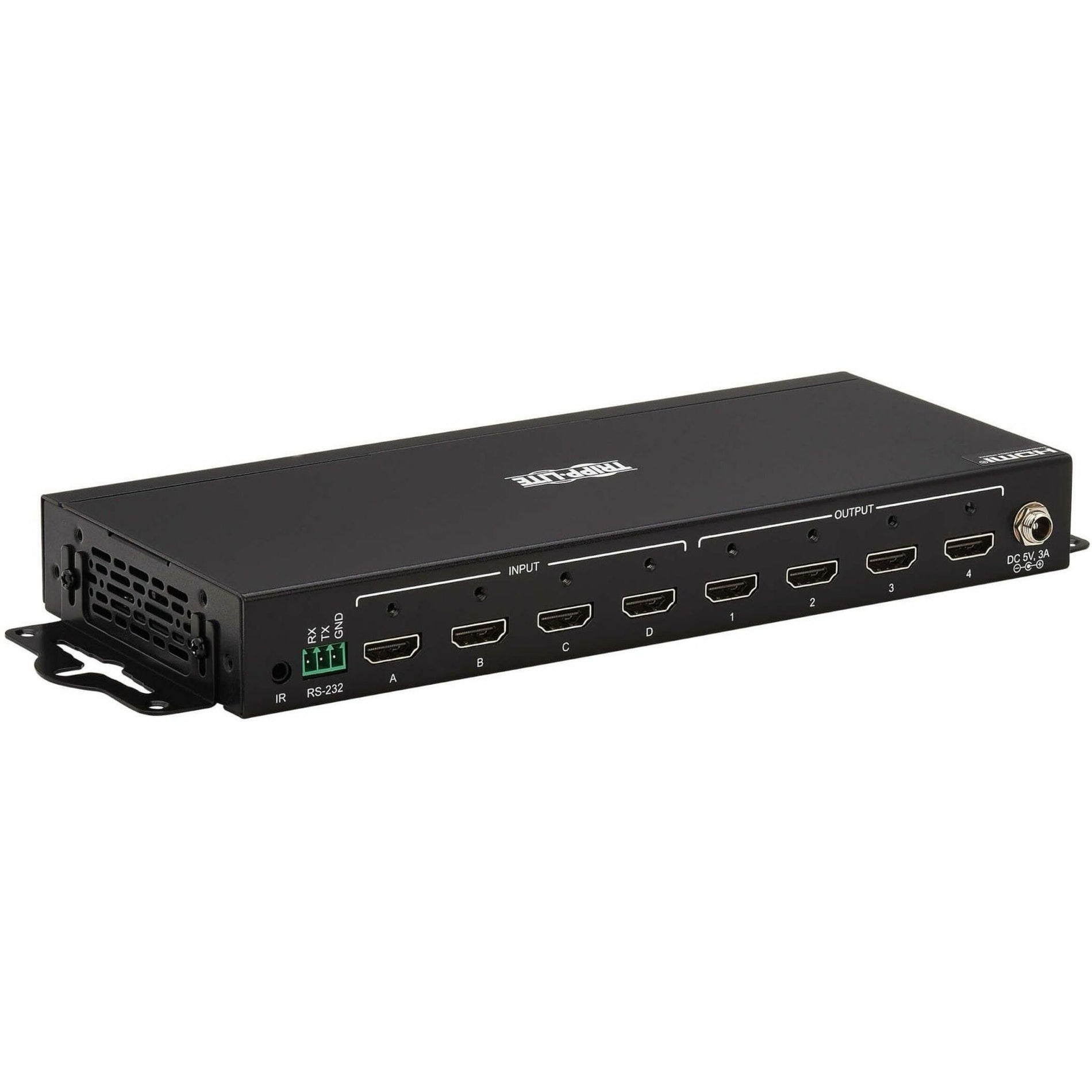 Tripp Lite B119-4X4-4K 4x4 HDMI Matrix Switch/Splitter 4K UHD 1080p 3 Year Warranty Tripp Lite B119-4X4-4K 4x4 HDMI Matrix Schakelaar/Splitter 4K UHD 1080p 3 Jaar Garantie