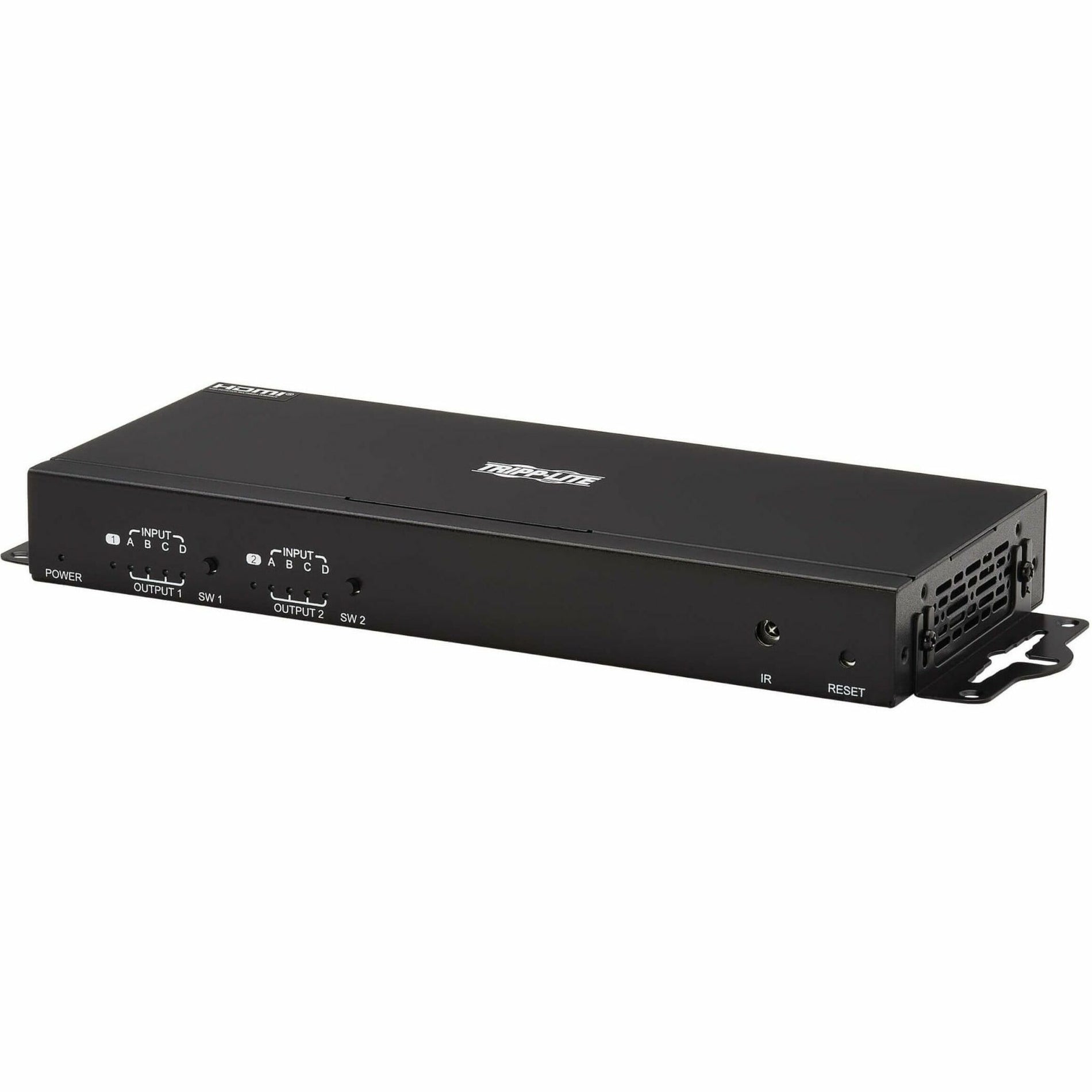 Tripp Lite B119-4X2-4K Matrice HDMI 4x2 Commutateur/Séparateur Boîtier de Commutation Vidéo 4K