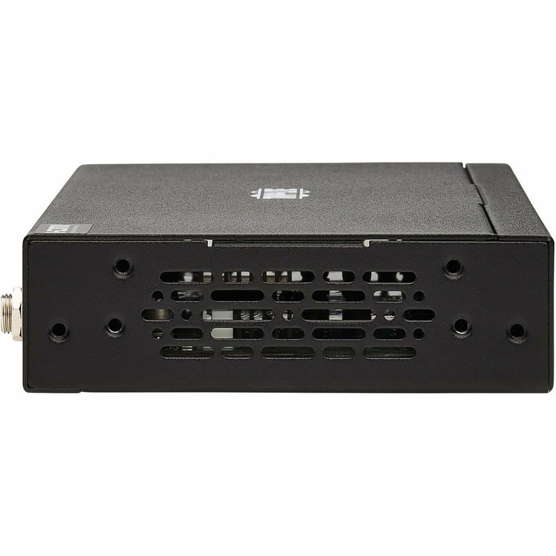 Side view of HDMI matrix switch showing ventilation system design