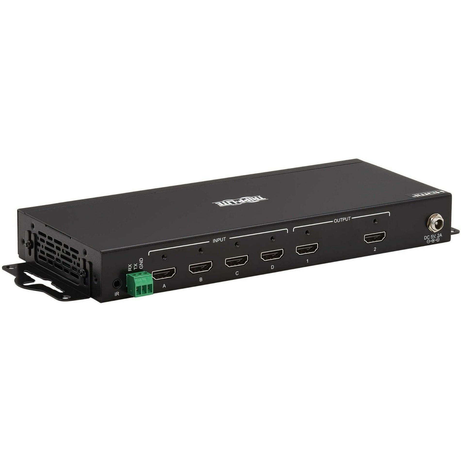 Side angle view of HDMI matrix switch ports and connections-alternate-image8