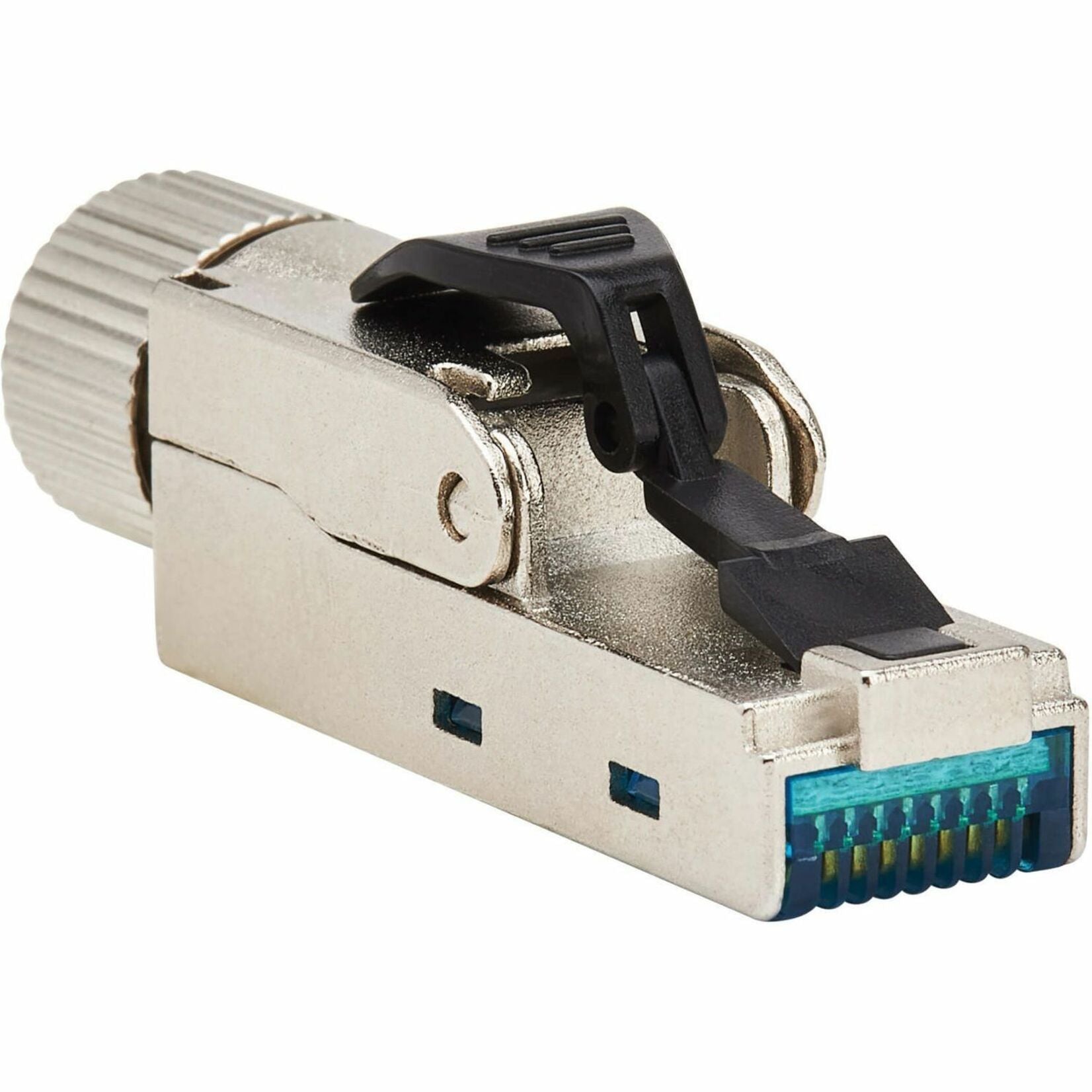 Tripp Lite - Conector de red RJ-45 Cat6a Clase EA STP de terminación de campo N232-SHC6A-1 568A / 568B TAA trenzado protección EMI / RF compatible con 4-Pair Power over Ethernet (4PPoE) PoE PoE++ soporte de 4PPoE.