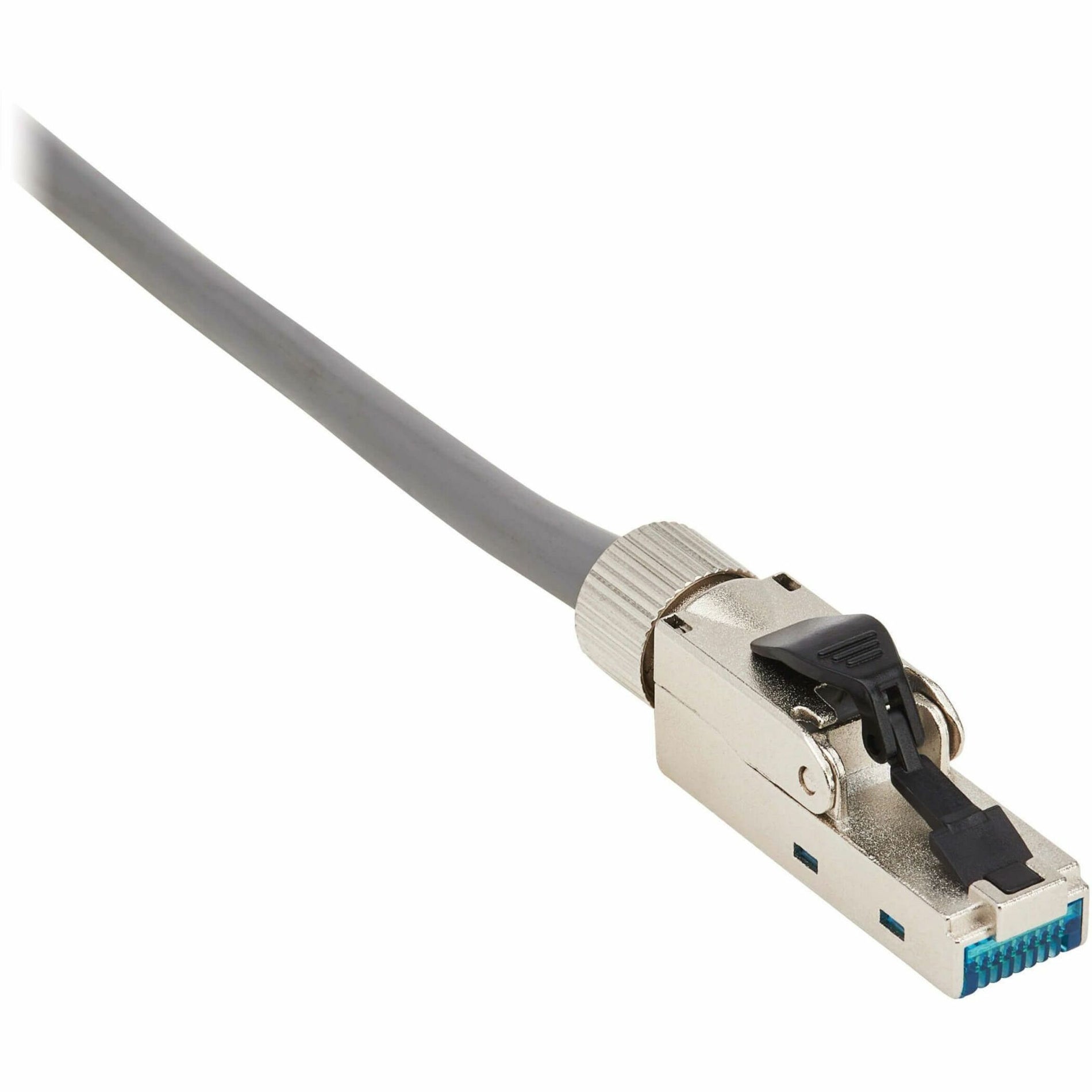 Tripp Lite N232-SHC6A-1 Cat6a Classe EA STP Plug di terminazione sul campo 568A/568B TAA Stranded Protezione EMI/RF Supporto Power over Ethernet a 4 coppie (4PPoE) PoE PoE++ Connettore di rete RJ-45