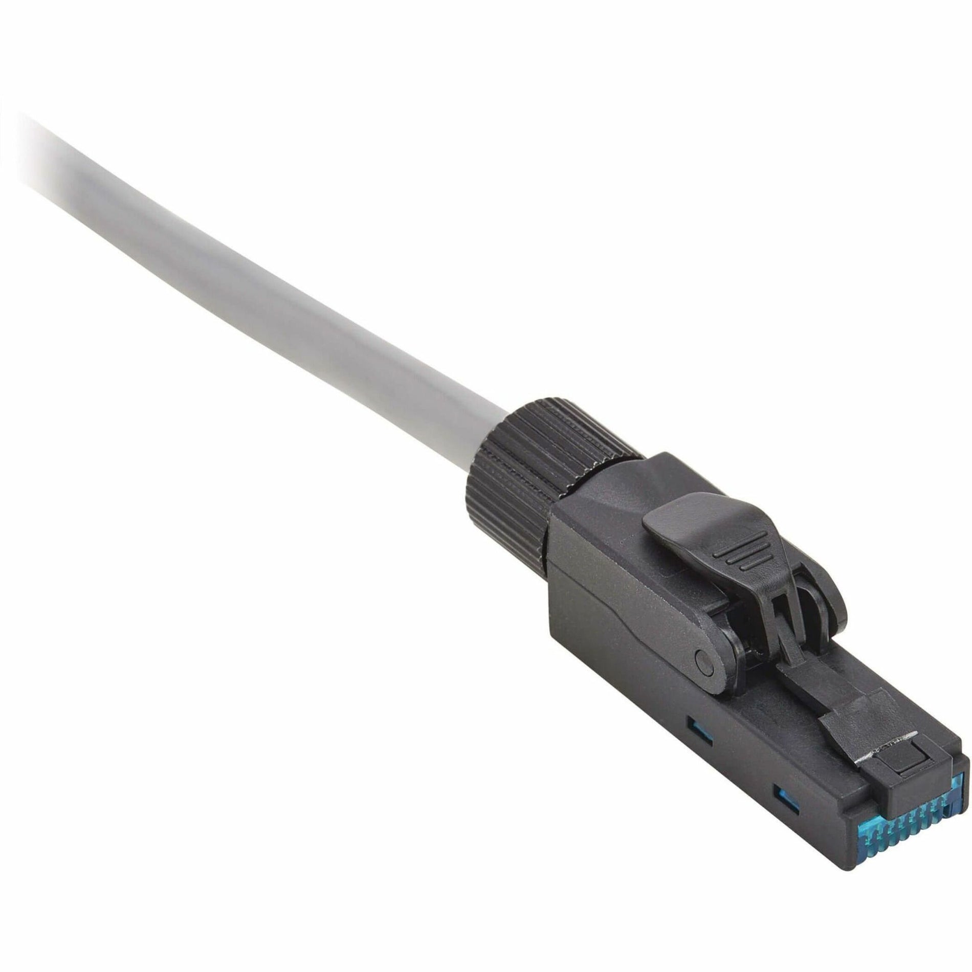 Tripp Lite N232-USC6A-1 Cat6a Class EA UTP Field-Termination Plug 568A/568B TAA PoE Stranded PoE++ 4-Pair Power over Ethernet (4PPoE) Support  トリップ・ライト N232-USC6A-1 Cat6a クラスEA UTP フィールド端子プラグ、568A/568B、TAA、PoE、ストランデッド、PoE++、4ペアパワーオーバーエンス (4PPoE) サポート