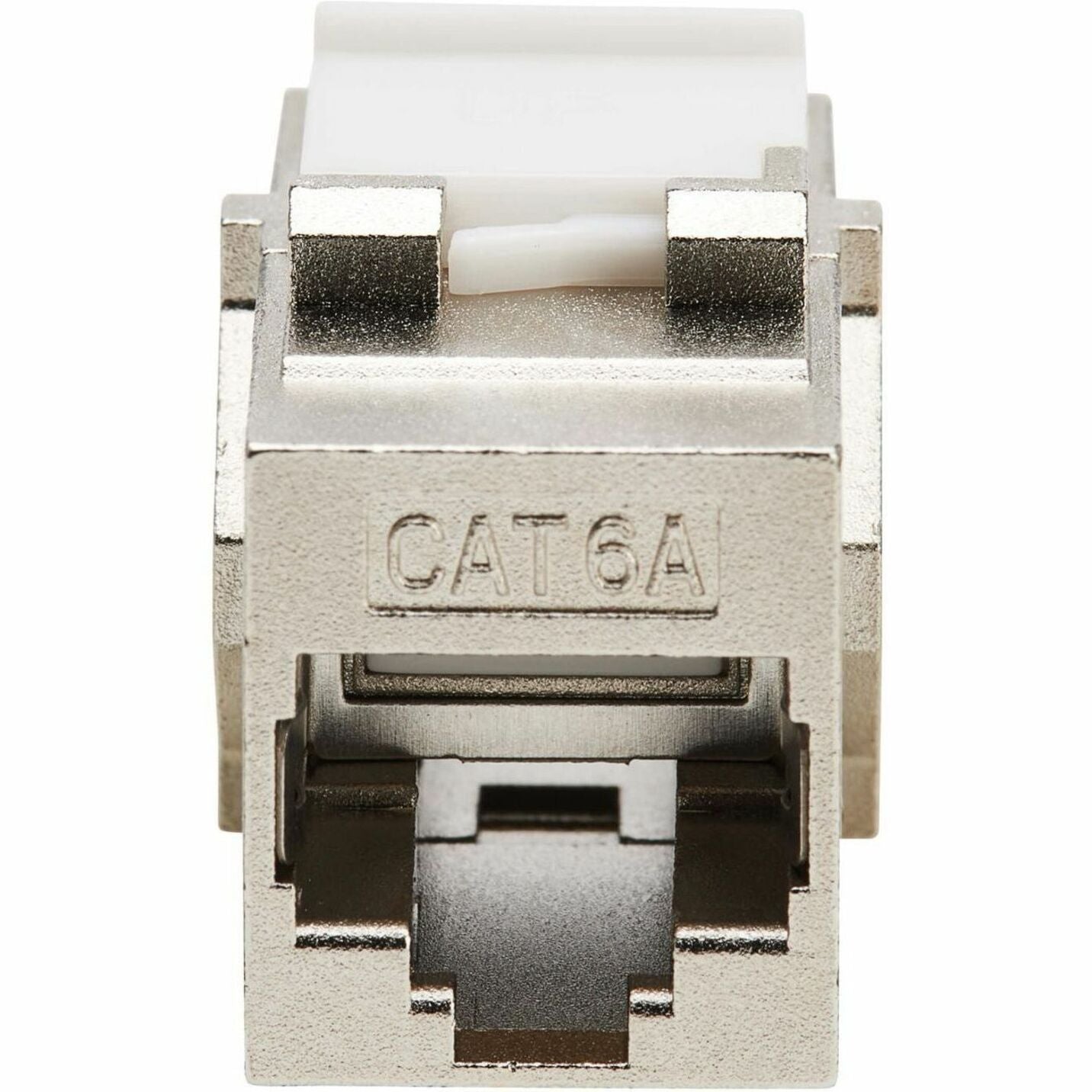 ทริปไลท์ N235-001-SH6A-1 แคท 6a ชิลด์ สแน็ป-อิน คัปเปลเลอร์ (RJ45 F/F) TAA อะแดปเตอร์เครือข่าย