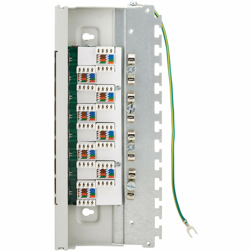 Internal component layout of Cat6a patch panel