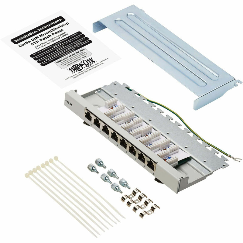 Complete installation kit with components and instructions