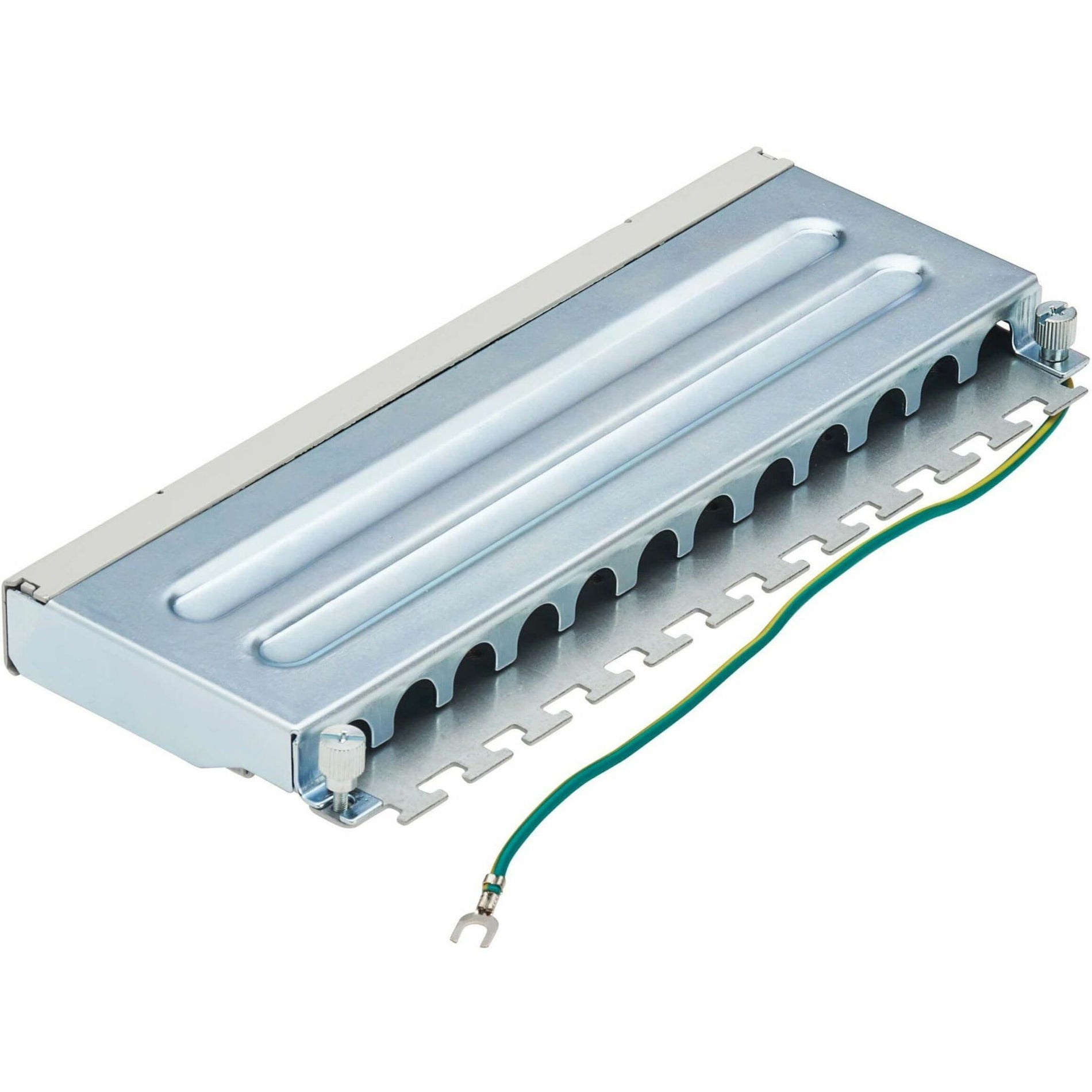 Tripp Lite N250-SH08-DIN6A Cat6a STP Patch Panel 8 Ports DIN Rail or Wall Mount TAA Compliant  Tripp Lite N250-SH08-DIN6A Cat6a STP -liitospainike 8 porttia DIN-kiskokiinnitys tai seinäasennus TAA-yhteensopiva