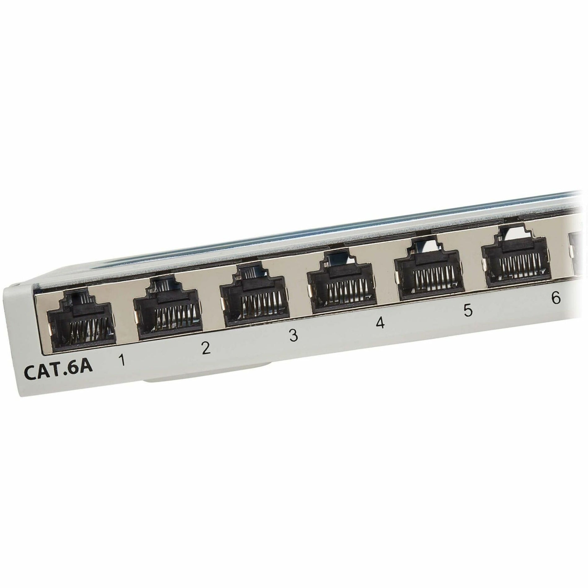 Tripp Lite N250-SH12-DIN6A Cat6a STP Patch Panel 12 Ports DIN-Schiene oder Wandhalterung TAA konform