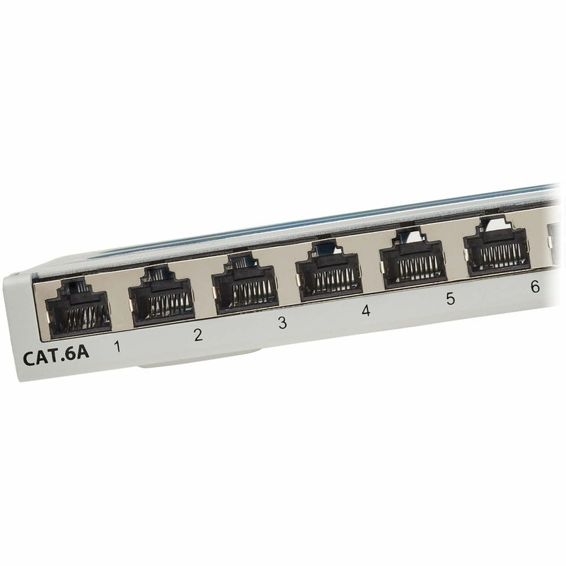 Detailed view of RJ45 ports