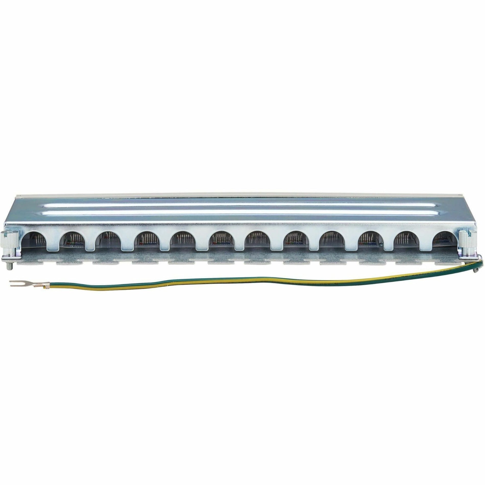 Tripp Lite N250-SH12-DIN6A Cat6a STP Patch Panel 12 Ports DIN Rail or Wall Mount TAA Compliant  트리프 라이트 N250-SH12-DIN6A Cat6a STP 패치 패널 12 포트 DIN 레일 또는 벽 마운트 TAA 준수