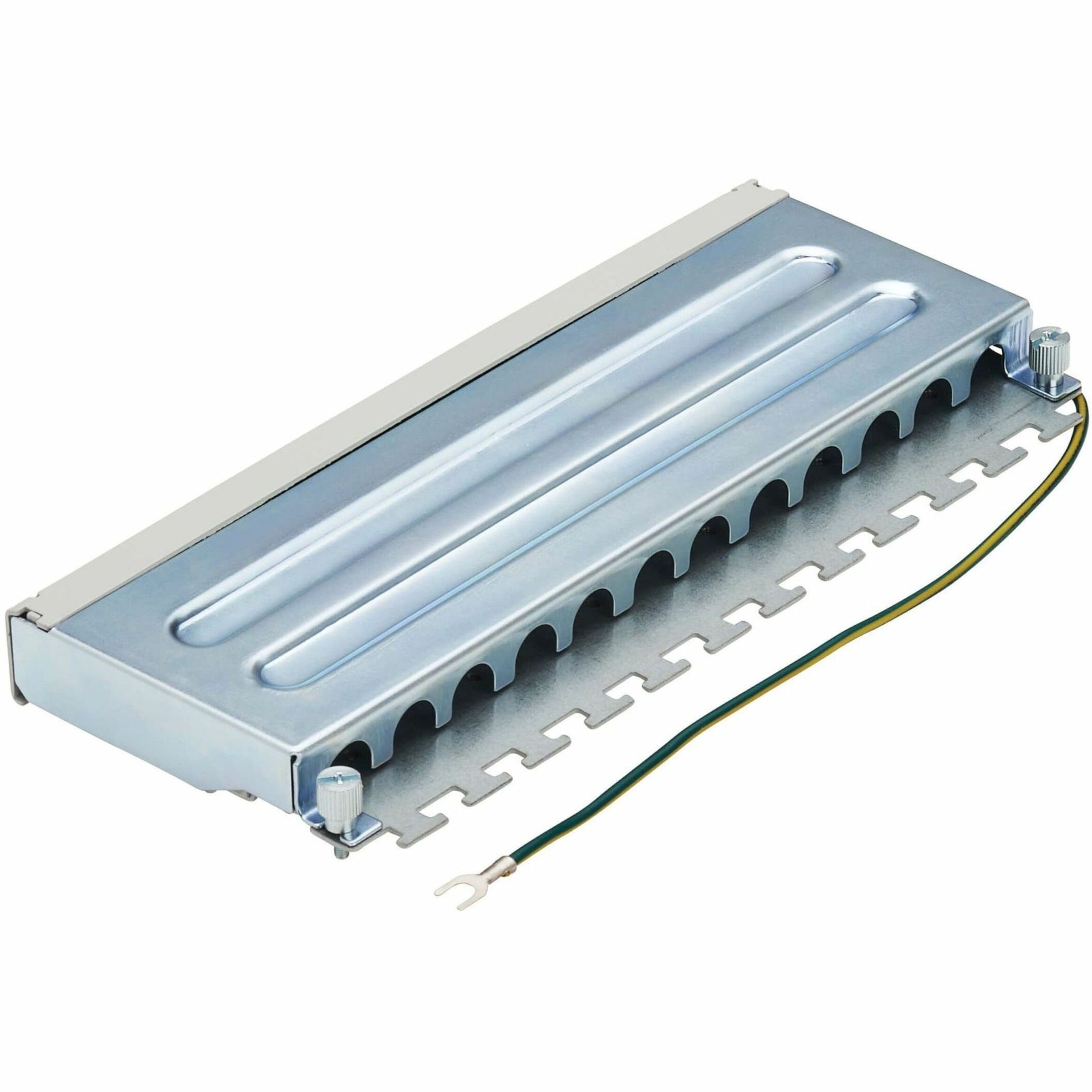 Tripp Lite N250-SH12-DIN6A Cat6a STP Patch Panel 12 Ports DIN Rail or Wall Mount TAA Compliant  트리프 라이트 N250-SH12-DIN6A Cat6a STP 패치 패널 12 포트 DIN 레일 또는 벽 마운트 TAA 준수