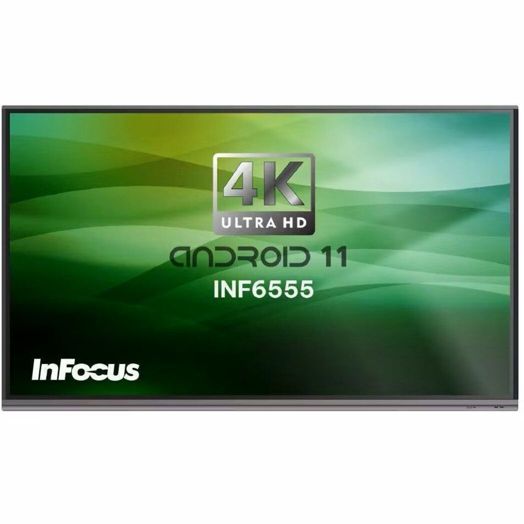InFocus INF6555 JTouch Collaboration Display, 65" 4K UHD Touchscreen, Android 11, 8GB RAM, 64GB Storage, 40W Speakers