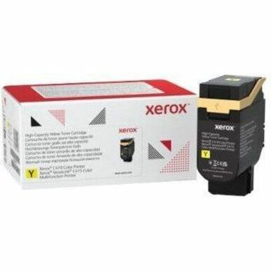 Xerox 006R04688 yellow high-capacity toner cartridge with retail packaging for C410 and VersaLink C415 printers