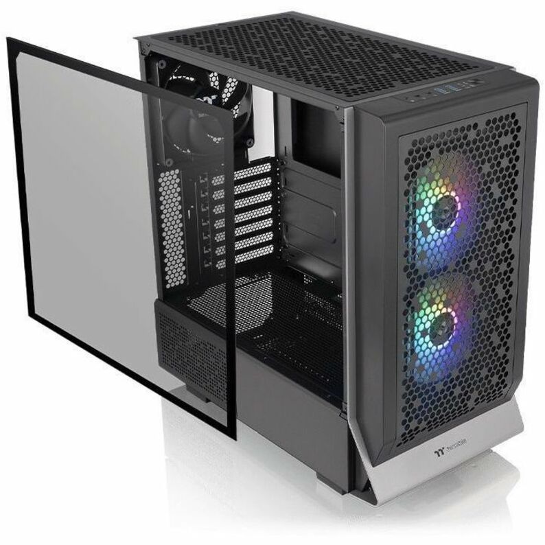 Thermaltake CA-1Y2-00M1WN-00 Ceres 300 TG ARGB Neige Boîtier Moyen Tour Boîtier d'Ordinateur de Jeu