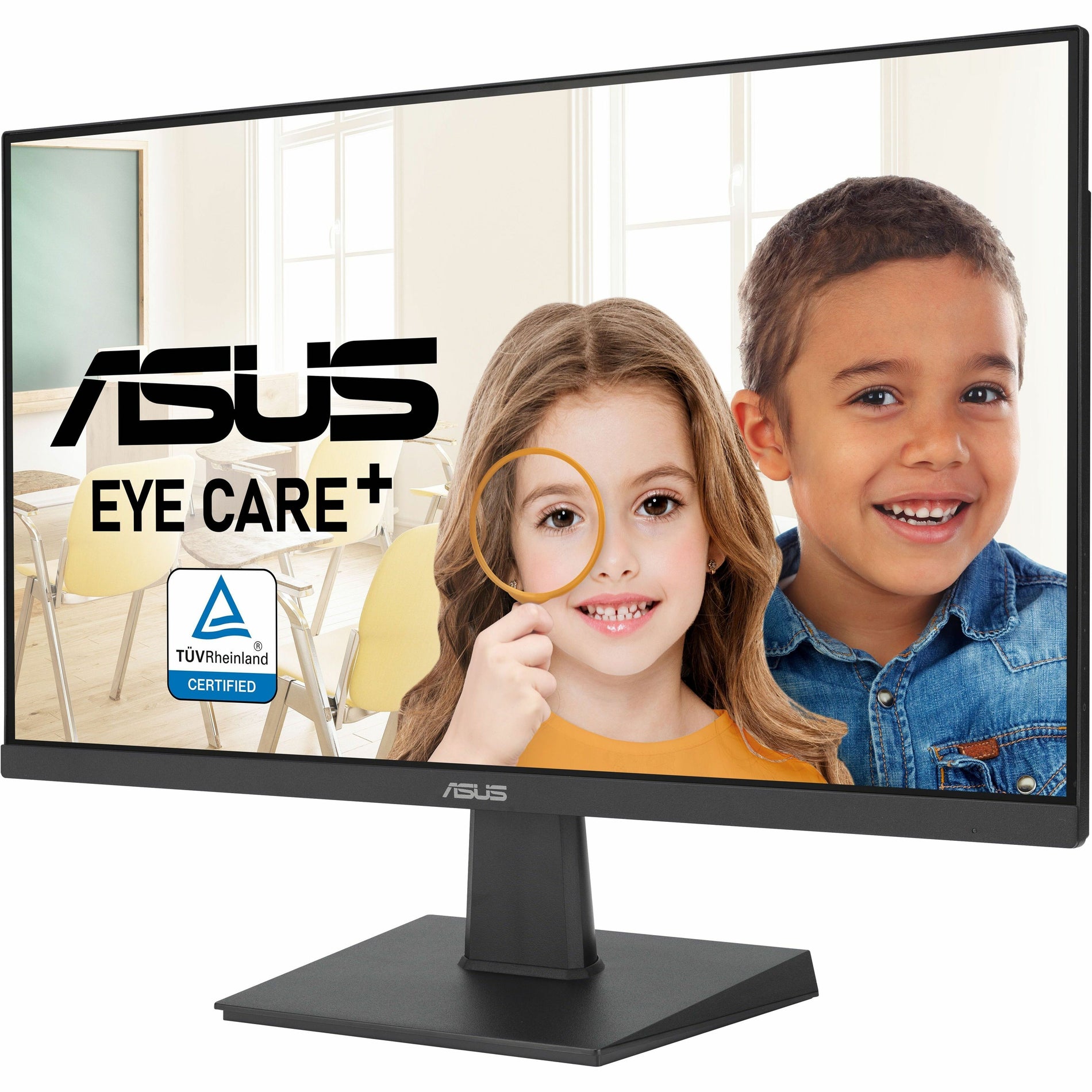 Front view of ASUS VA27EHF monitor displaying vivid colors and wide viewing angles-alternate-image3