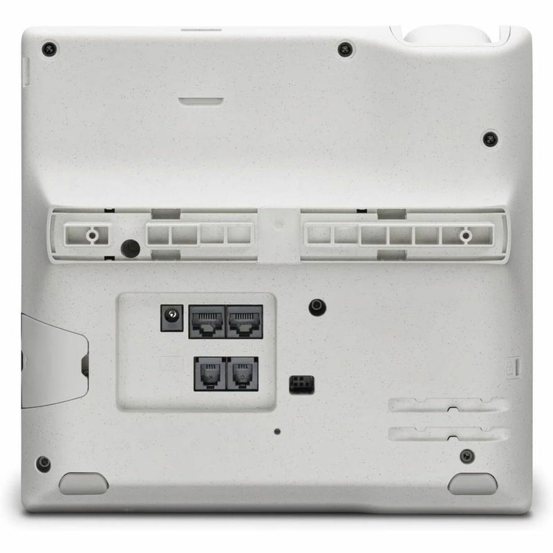 Rear view of Poly Edge E450 showing connectivity ports and mounting options