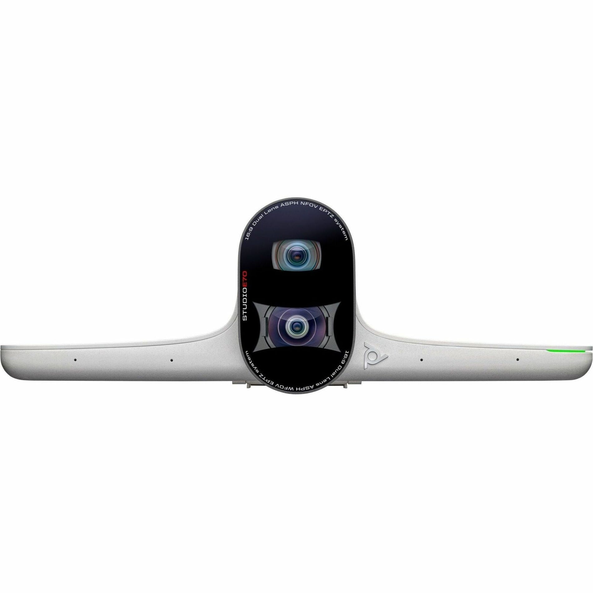 Poly 842F8AA Studio E70 Slimme Camera hoogwaardige webcam voor videoconferenties en streaming.