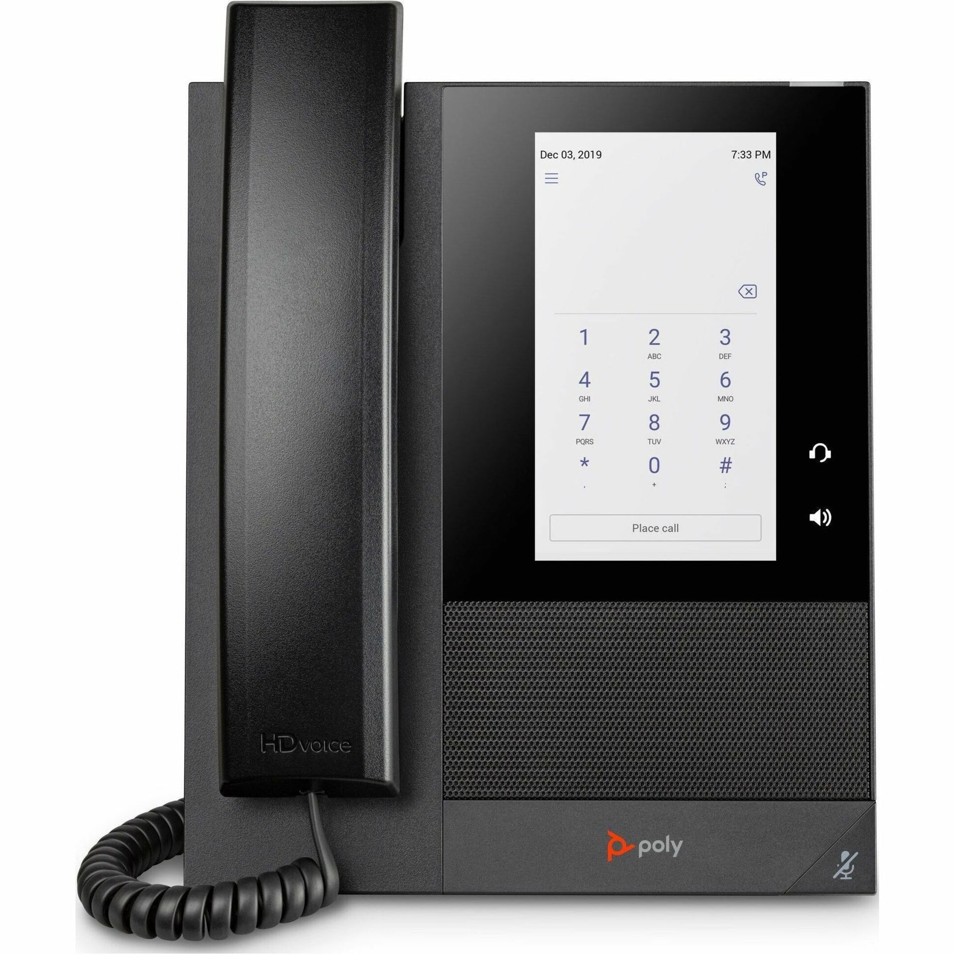 Poly CCX 400 Business Media Phone for Microsoft Teams and PoE-Enabled  GSA/TAA, Android 9.0, 1 Year Warranty, TAA Compliant, Taiwan Origin