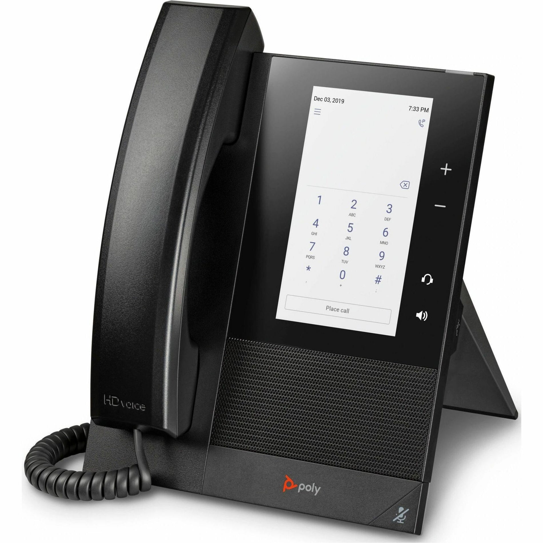 Poly CCX 400 Business Media Phone for Microsoft Teams and PoE-Enabled GSA/TAA, Android 9.0, 1 Year Warranty, TAA Compliant, Taiwan Origin