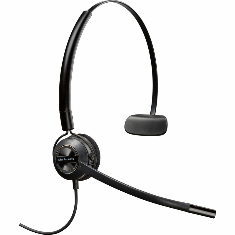 Poly 85R20AA single-ear headset with over-the-head design and adjustable microphone boom