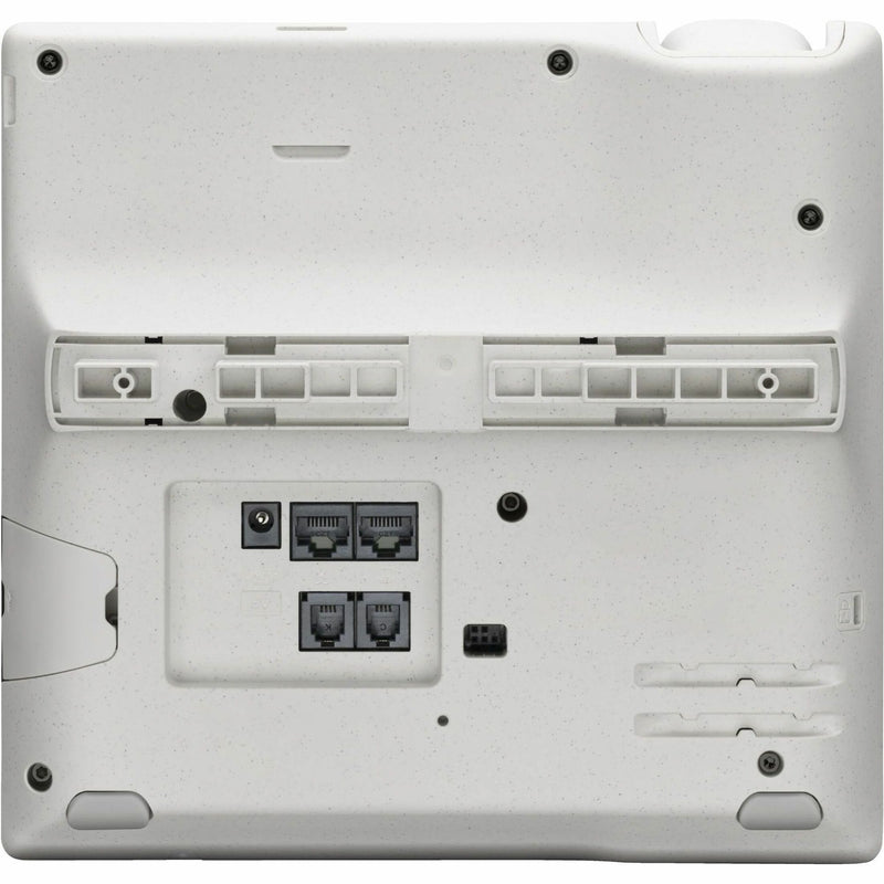 Bottom view of Poly Edge E450 showing connectivity ports