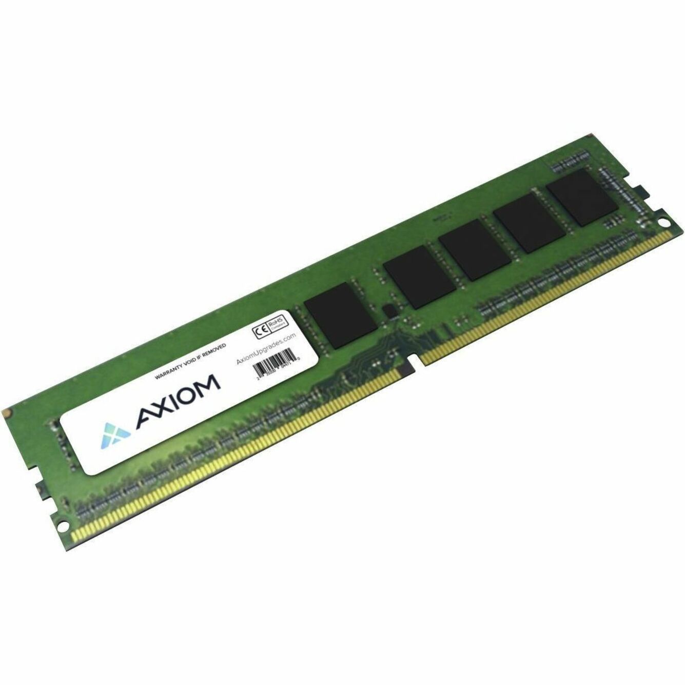 Axiom 48GB DDR5-4800 ECC SDRAM memory module with green PCB and black memory chips-alternate-image1