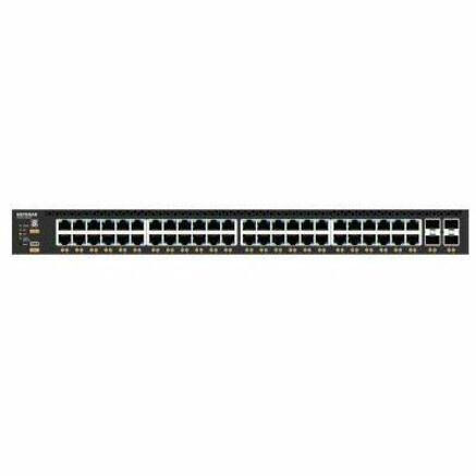 Netgear GSM4352-100NES AV Line M4350-48G4XF Ethernet Switch 48 Port Gigabit Ethernet PoE+ 4 x 10 Gigabit Ethernet Expansion Slots 