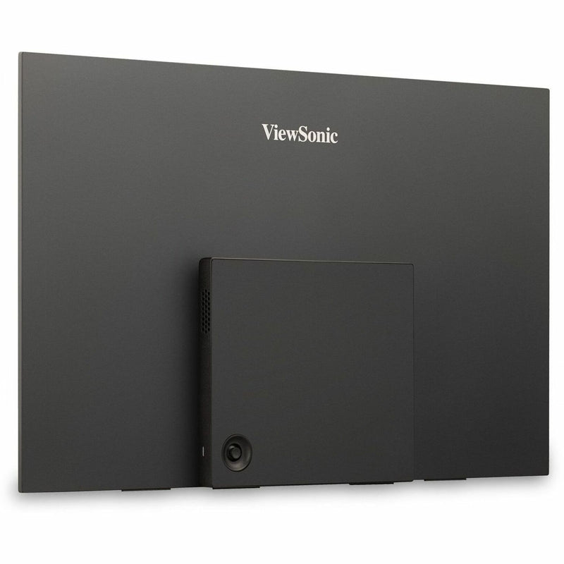 Close-up of ViewSonic portable monitor rear panel