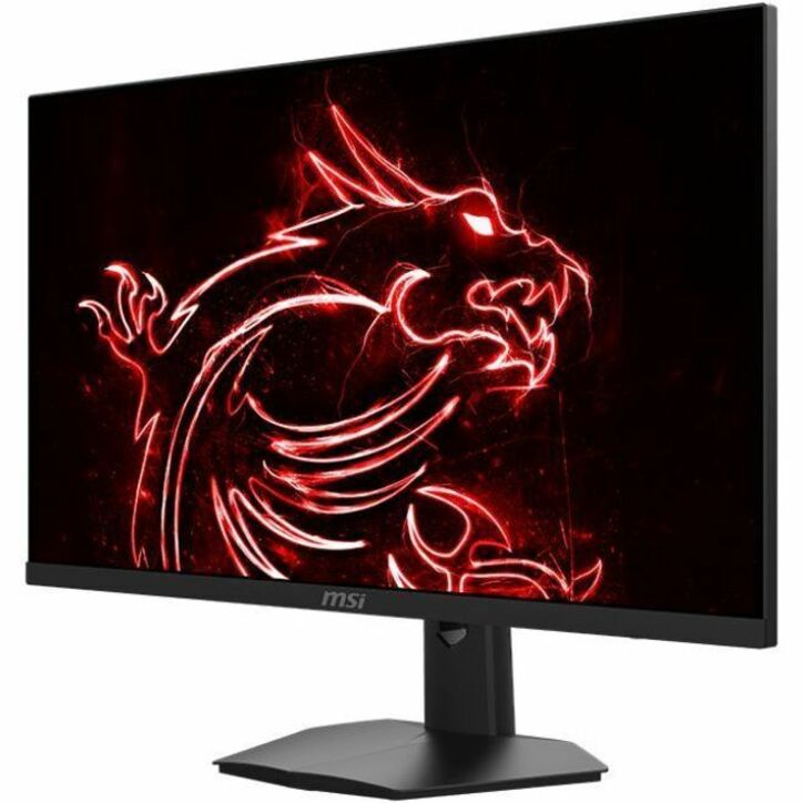 Angular view of MSI G274F gaming monitor showing sleek design and adjustable stand