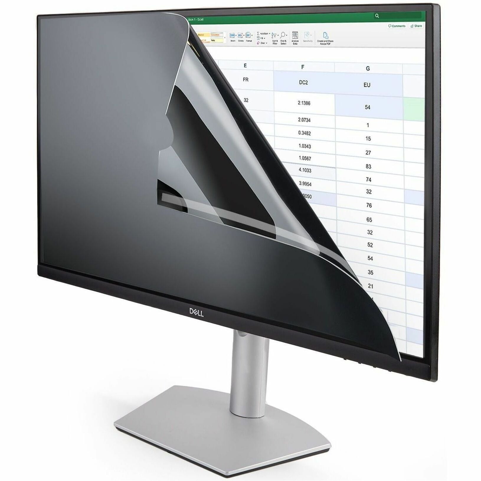 StarTech.com 2269-PRIVACY-SCREEN Privacy Screen Filter Blue Light Reduction Reversible Residue-free Anti-glare 16:9 22" LCD Monitor