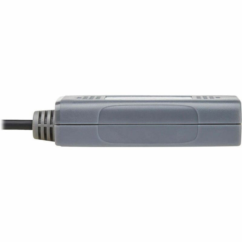 Profile view of Tripp Lite receiver showing compact design