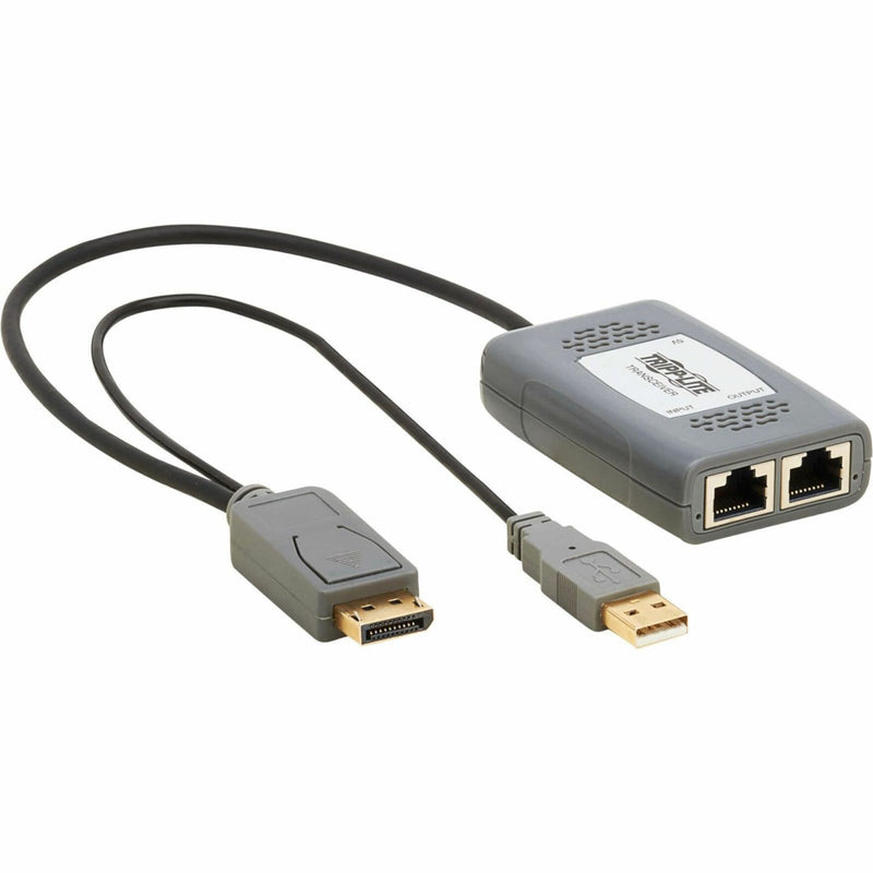 Front view of Tripp Lite B127U-110-PD video extender receiver with DisplayPort and USB connections