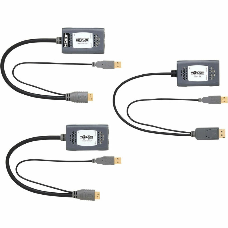 Organized layout of transmitter and receiver units showing system configuration