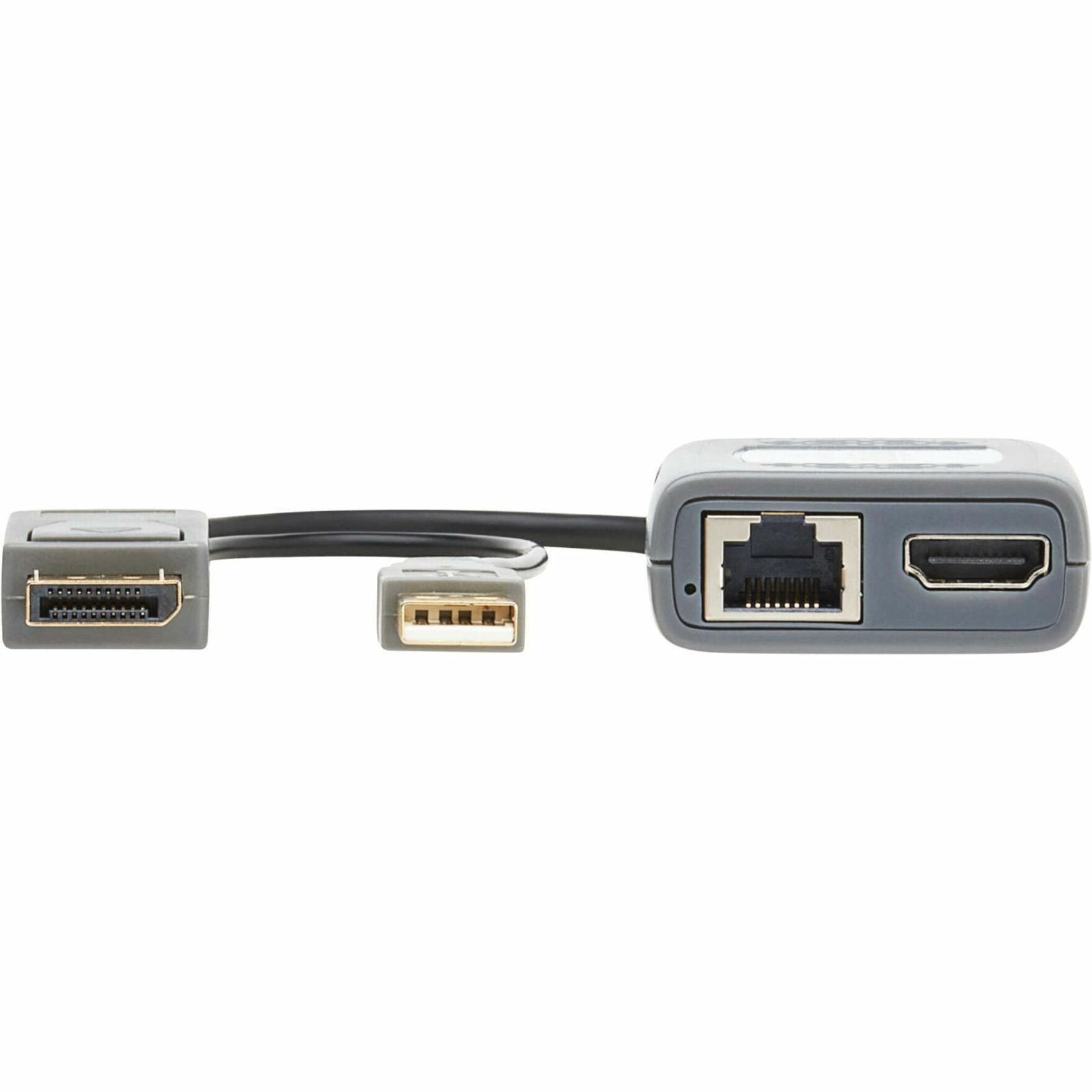 Tripp Lite B127U-111-PDPD Video Extender Zender/Ontvanger 4K 3840 x 2160 TAA Conform USB HDMI DisplayPort RJ-45 Categorie 6