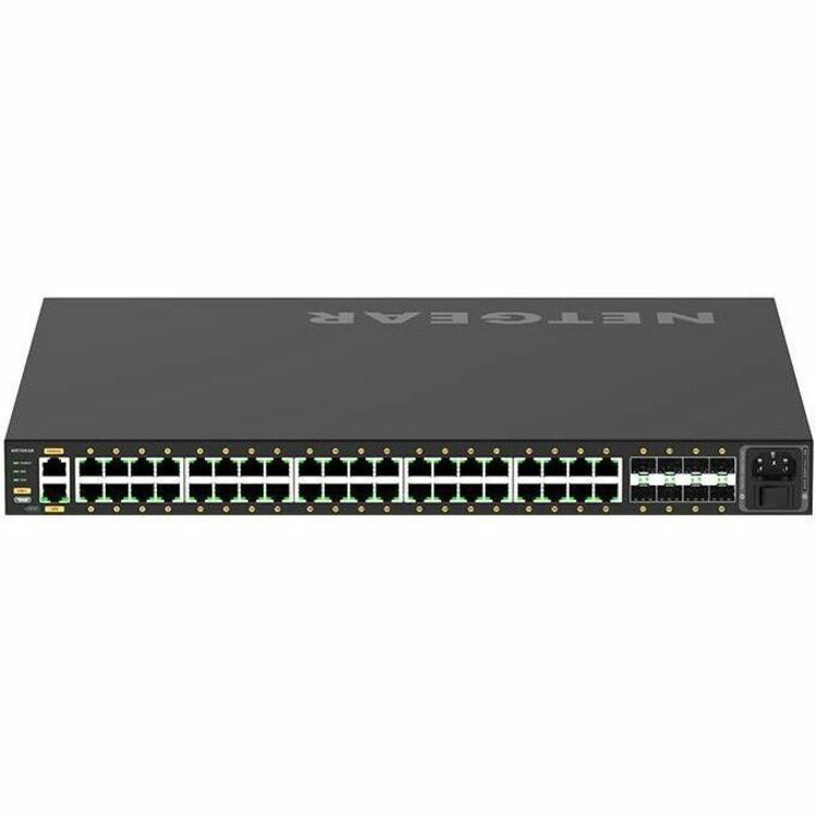 Netgear GSM4248PX-TAANAS M4250-40G8XF-PoE+ AV Line Managed Switch 40 Gigabit Ethernet PoE+ 10 Gigabit Ethernet 8 SFP+ Slots  Netgear GSM4248PX-TAANAS M4250-40G8XF-PoE+ AV Line Managed Switch 40 Gigabit Ethernet PoE+ 10 Gigabit Ethernet 8 SFP+ Slots