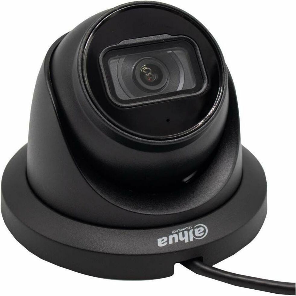 Dahua Lite Series 4MP Enhanced Starlight Network Eyeball Camera N43CG62-B 4MP Enhanced Starlight Network Eyeball Camera, 2.8mm Fixed Lens, 120dB WDR IP67, Black